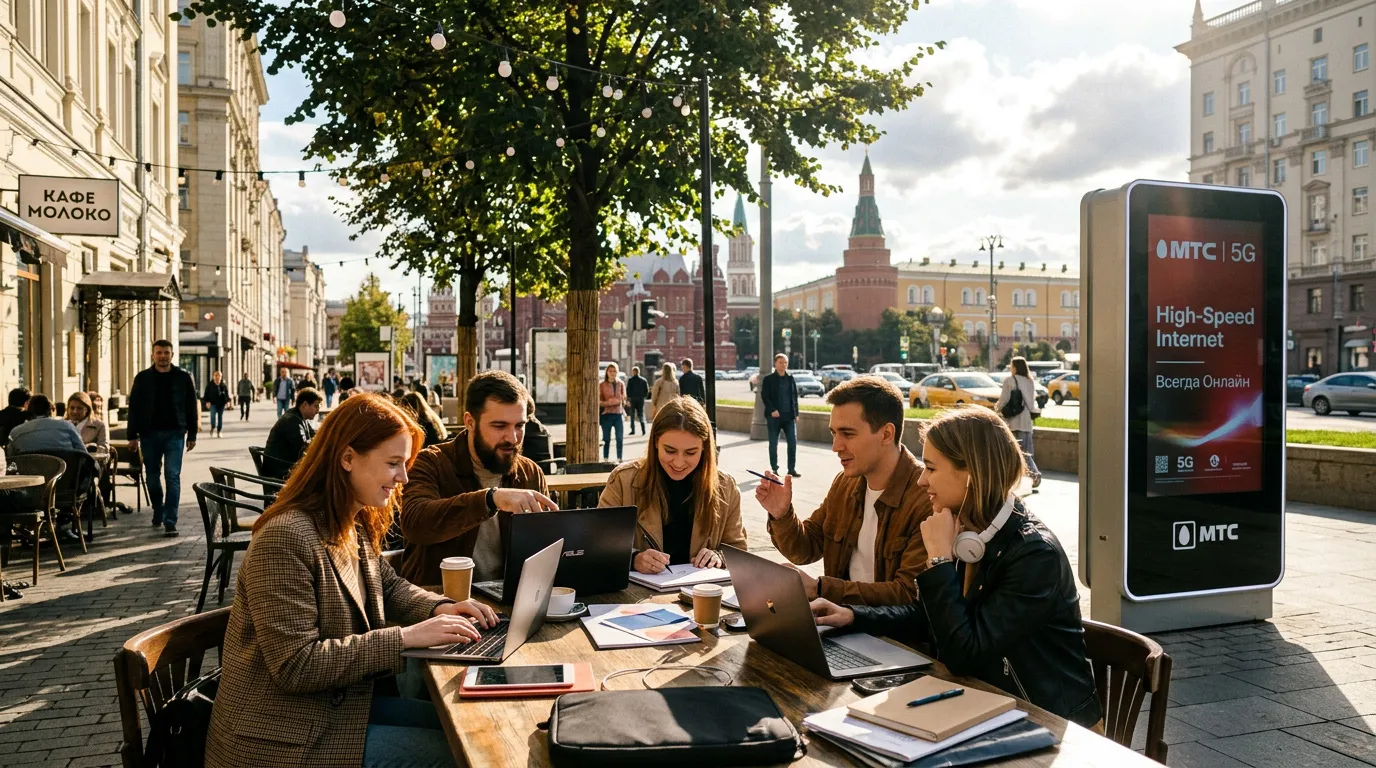 Photo - MTS to Launch 600 Wi-Fi Hotspots in Central Moscow