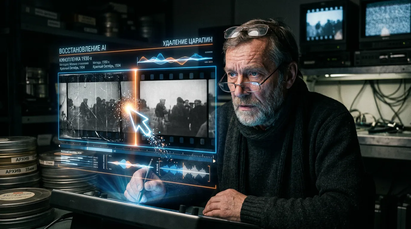 Photo - AI to Restore Classic Films from Russia’s Gosfilmofond Archive