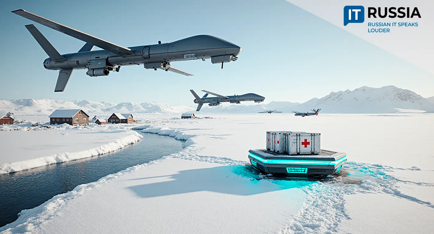 Drones at the Service of Permafrost Logistics