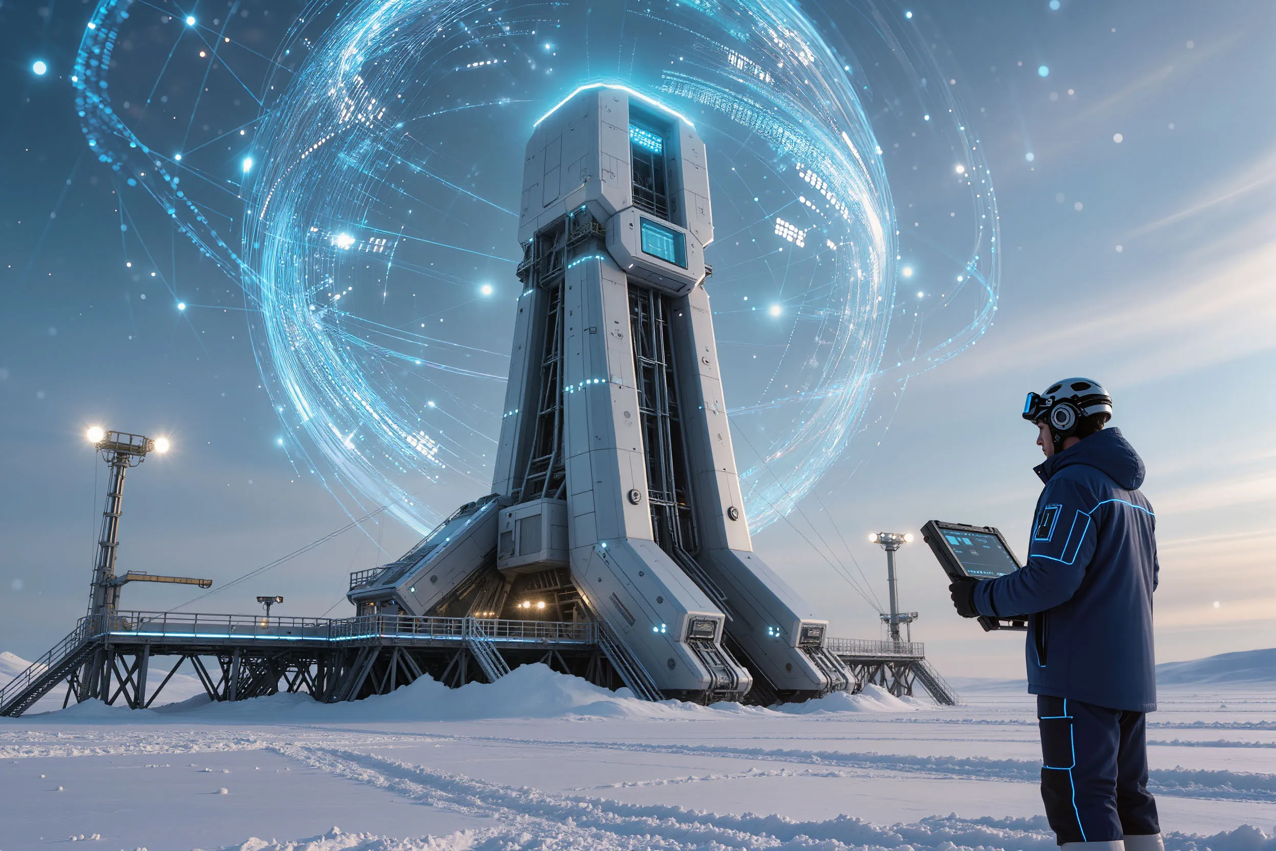 Photo - Digital Drilling Rig Deployed at Oil and Gas Field in Yamal