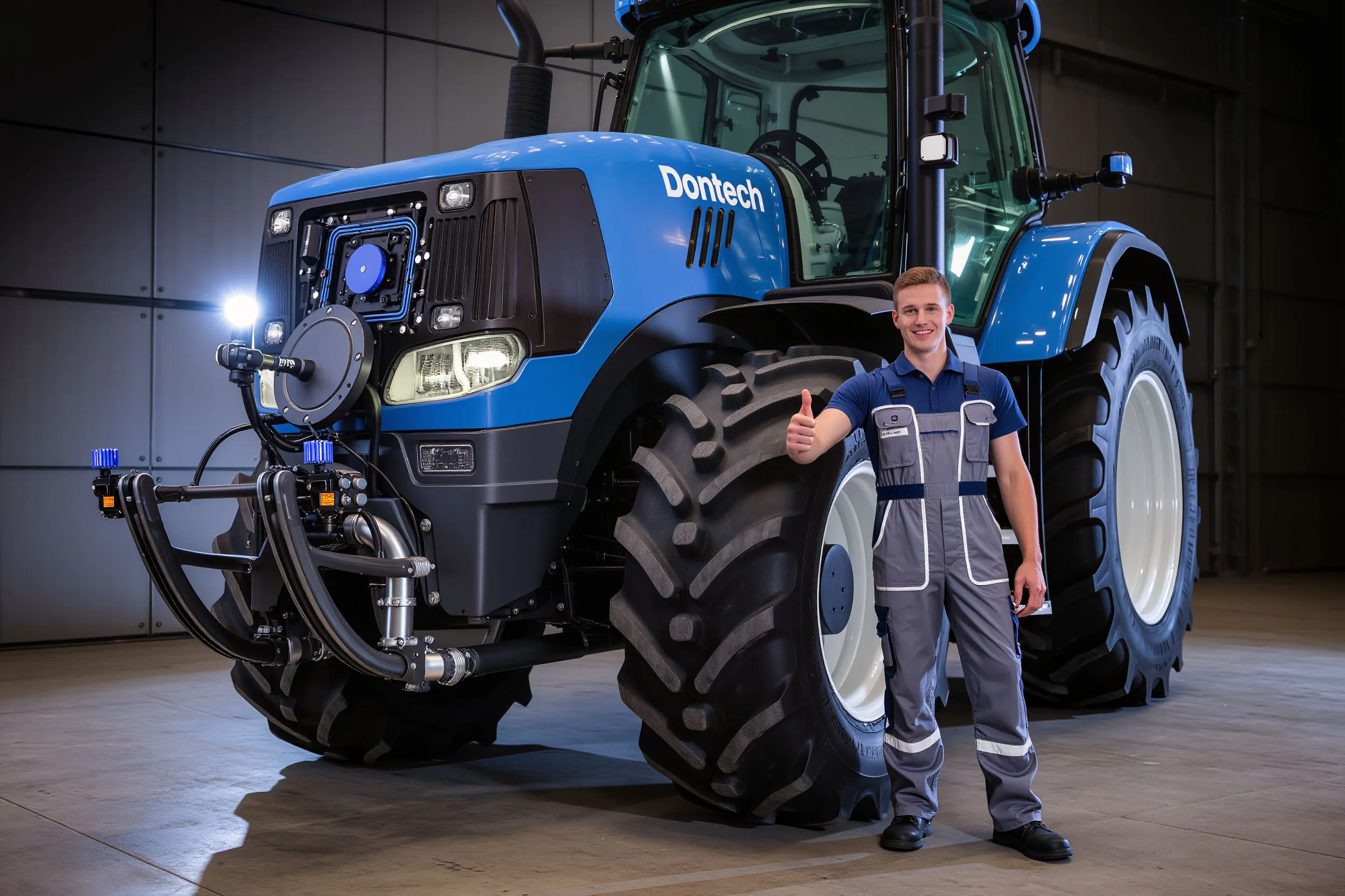 Photo - A Russian Robot Tractor Enters the Fields