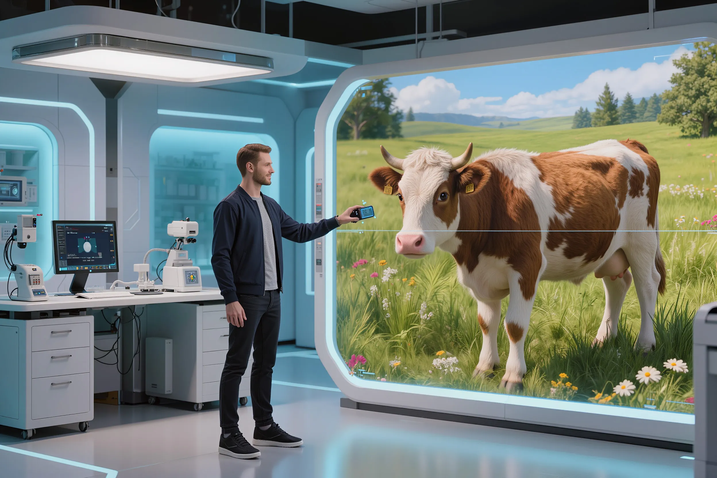 Photo - VR Simulator Trains Future Livestock Specialists in Cattle Evaluation
