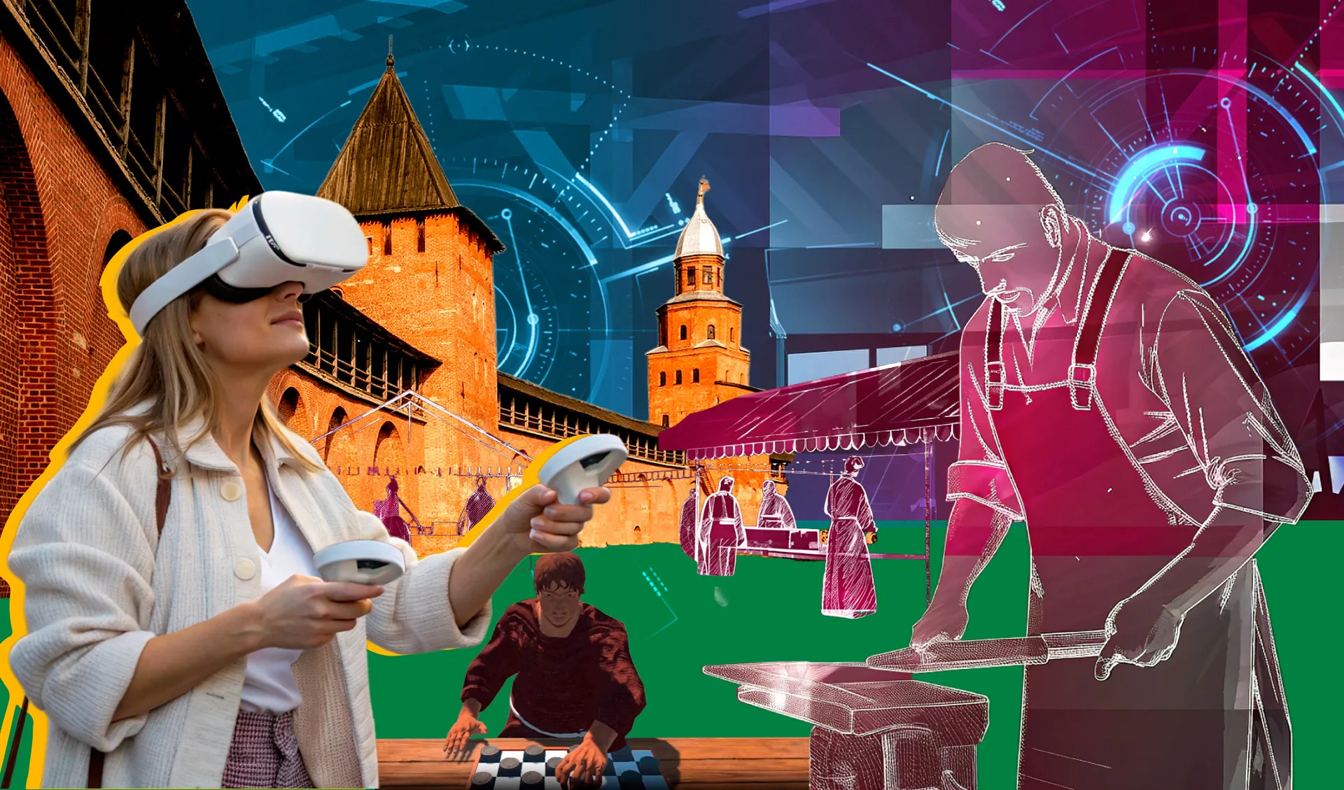Reverse Time Machine: Medieval Novgorod Comes to Life in Augmented Reality