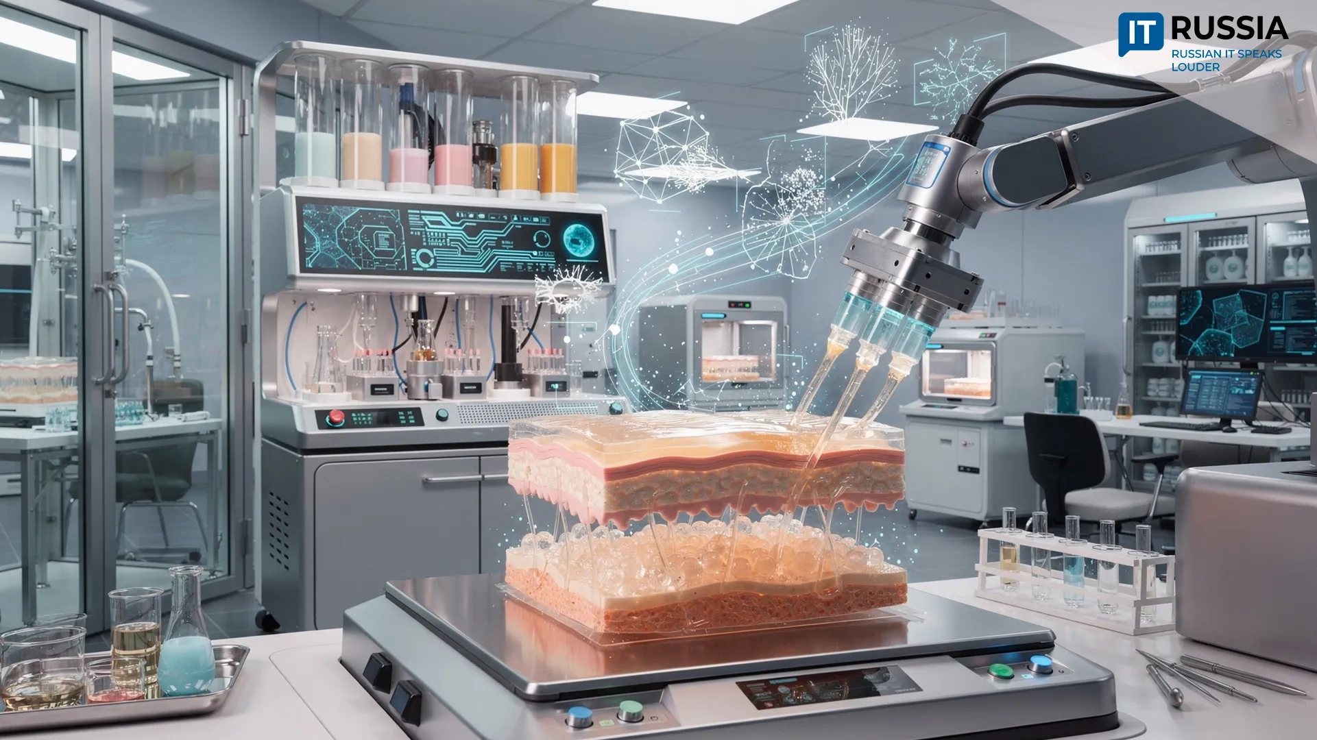 Russian Bioprinter Helps Doctors Close Wounds in Seconds