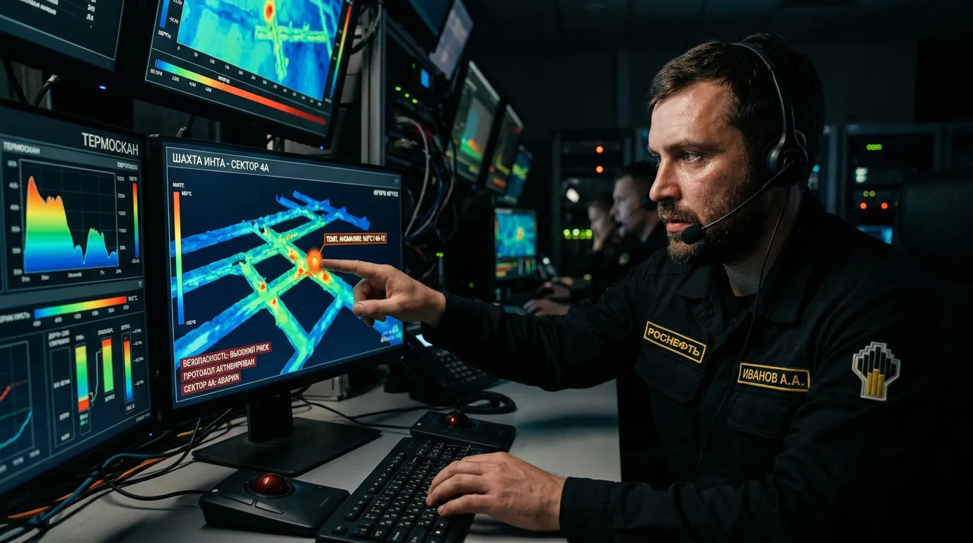 Photo - Fire-Prevention Drone Deployed at Tulunugol Open-Pit Mine