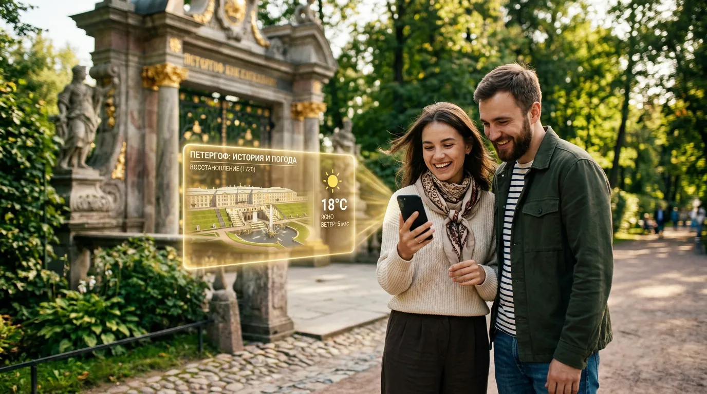 Photo - AI Guide to Help Visitors Navigate Peterhof Park