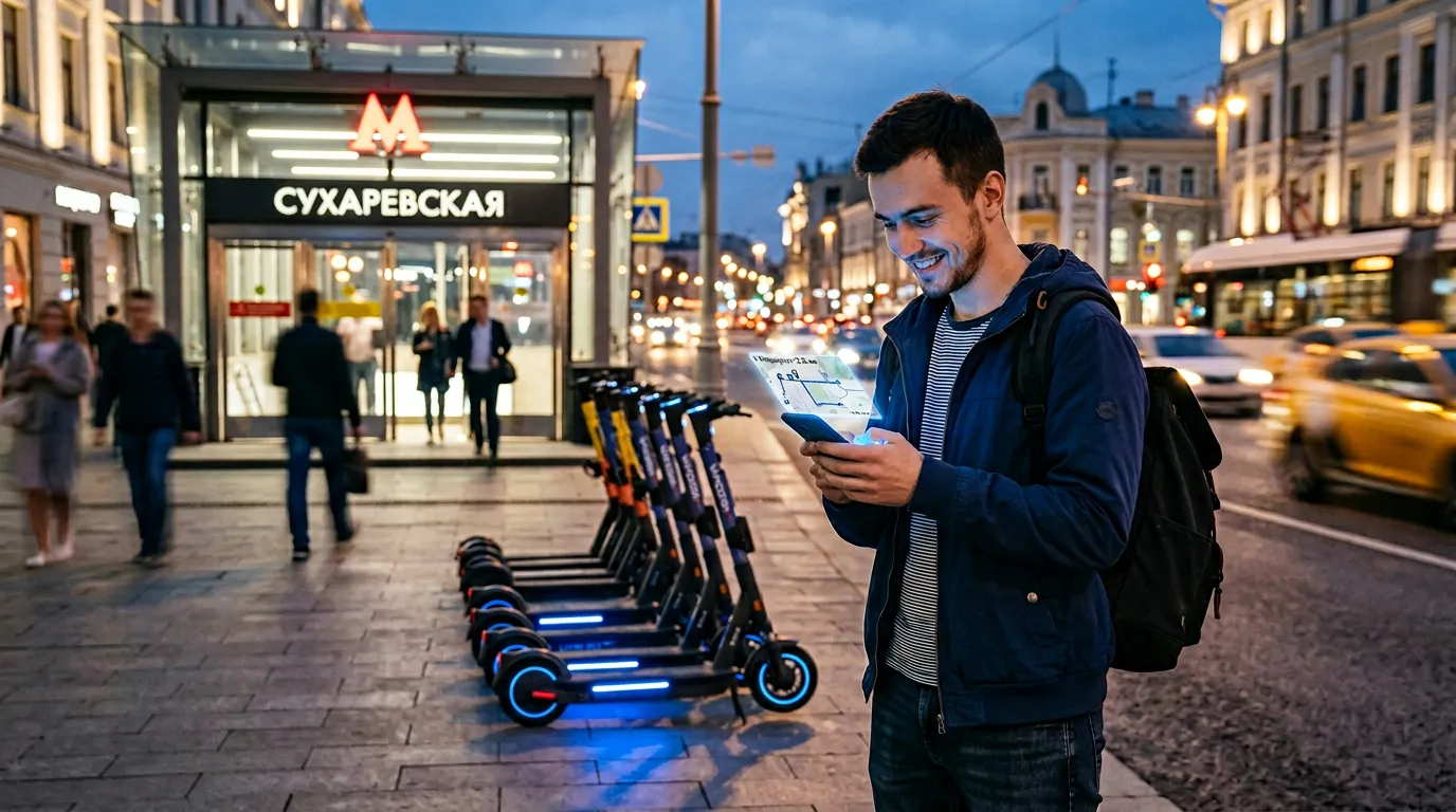 Photo - Yandex Go Brings Scooters and the Metro Together