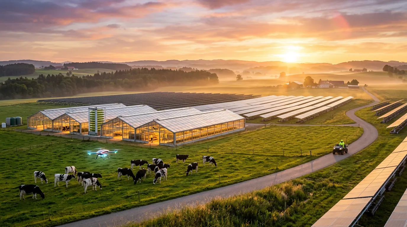 Photo - Cows Choose Robots for Milking