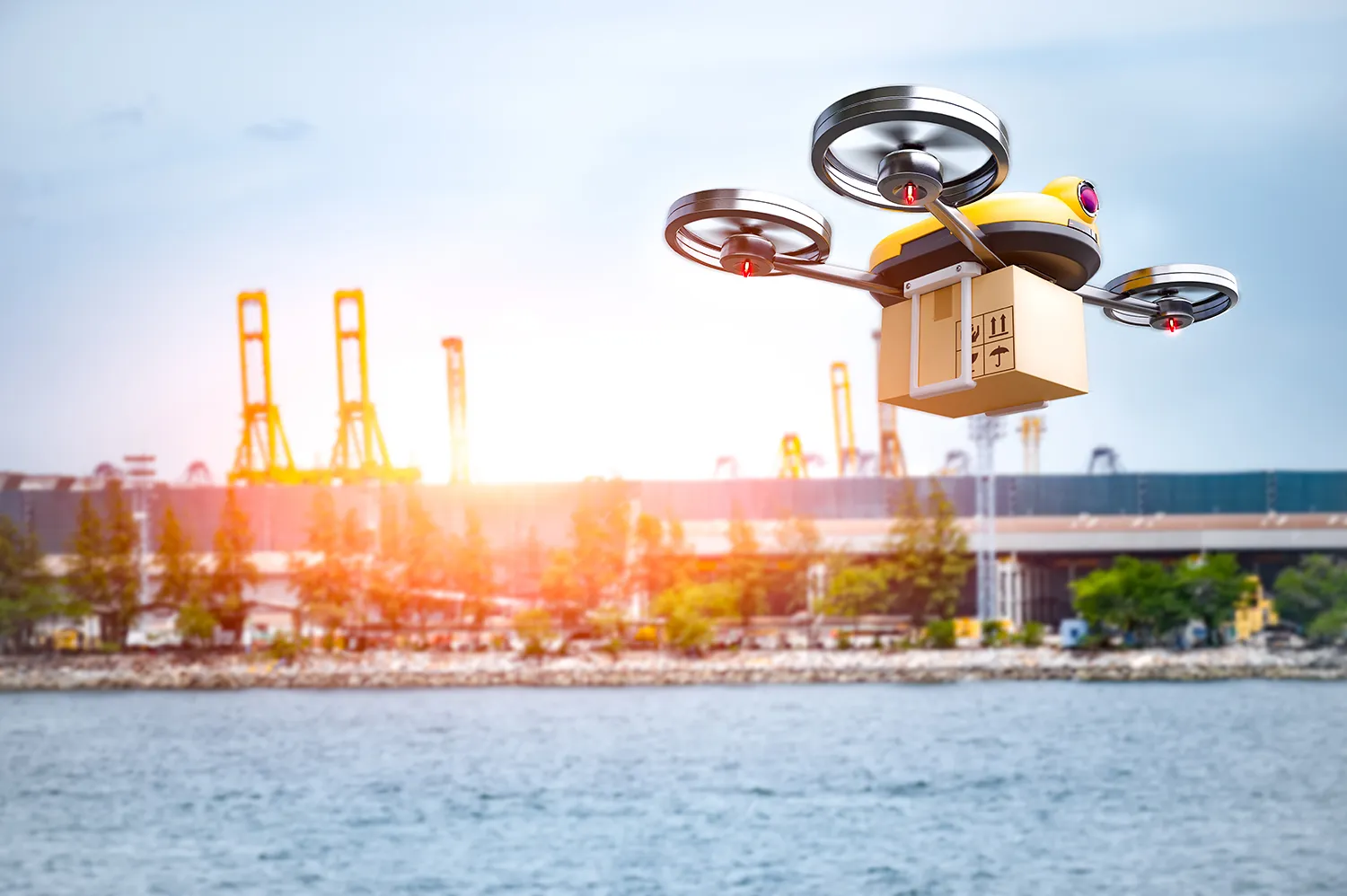 Photo - Cargo Drones Take to the Skies