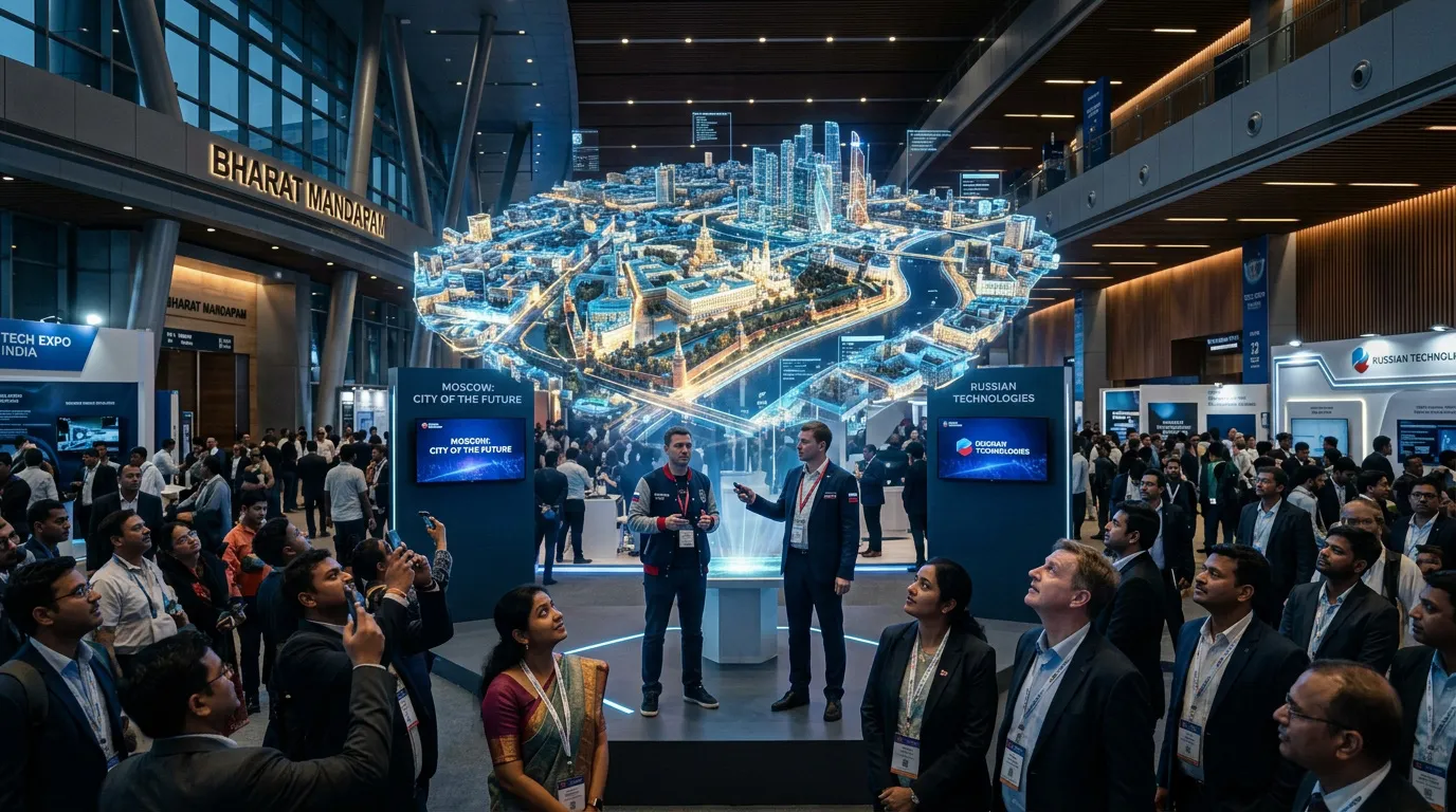 Photo - Digital Twin of Moscow Showcased in India