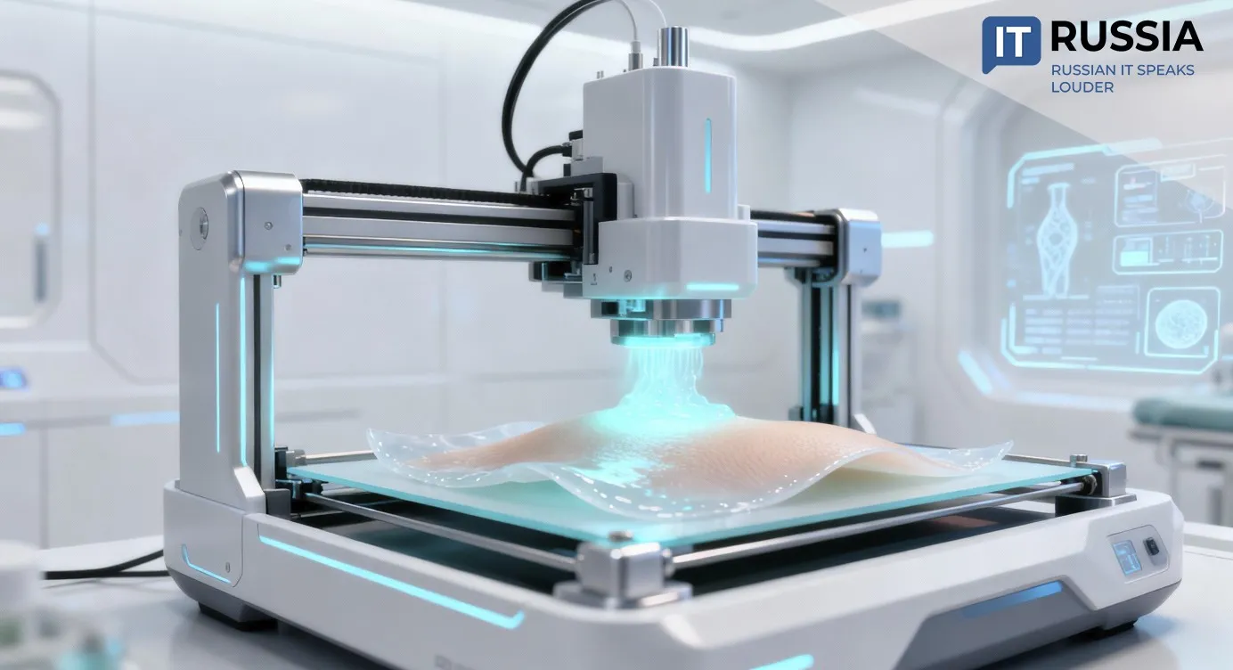 Russia Develops Portable Bioprinter for In‑Surgery Skin Restoration