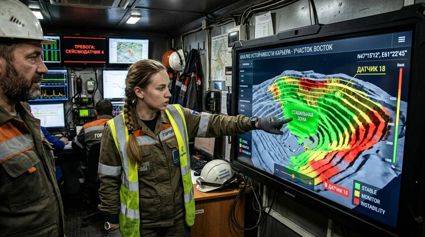 Photo - Natalka Advances Monitoring: Slope Stability System Upgraded at Gold Mine