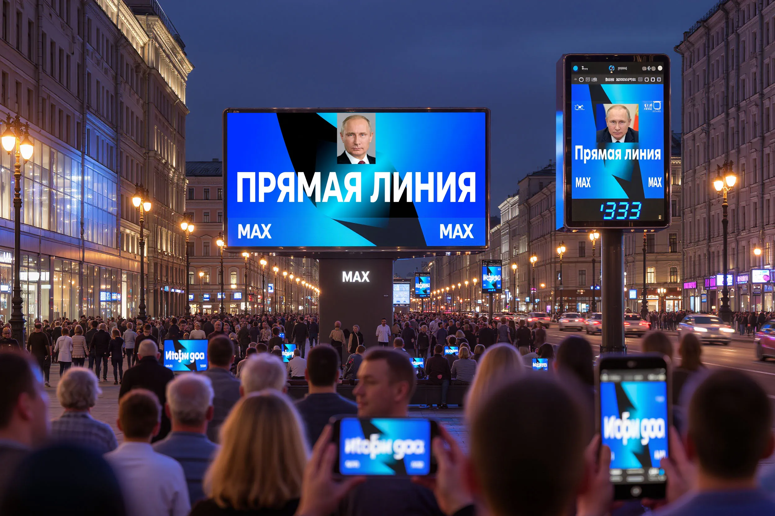 Photo - MAX Messaging Platform Opens Direct Citizen Channel for Questions to President Putin