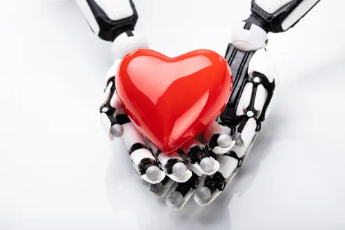 A Robot Love Story Unfolds at Russia’s Premier Tech Forum