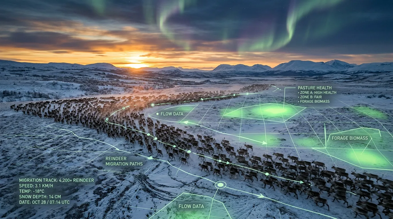 Photo - Satellite Monitoring of Reindeer Goes Large-Scale in Yamal