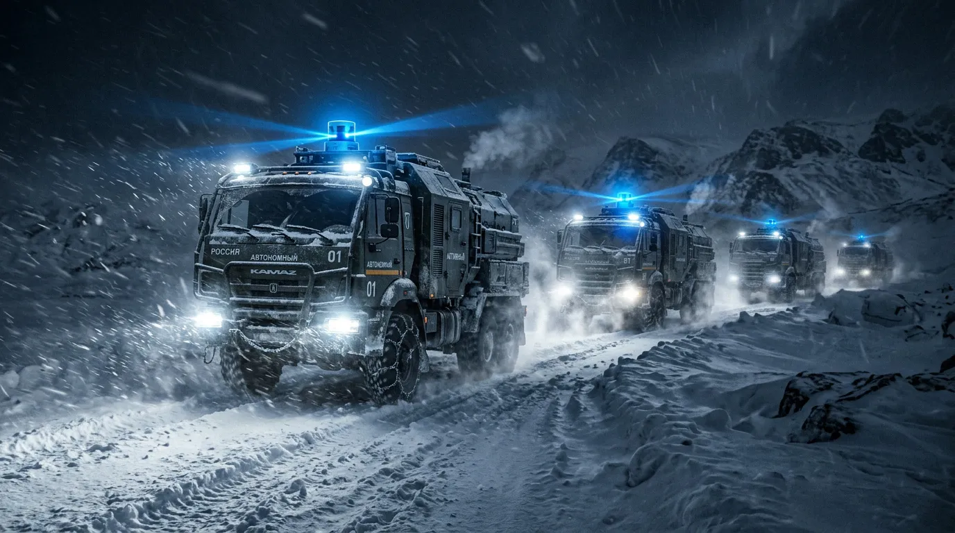 Photo - Autonomous Trucks Push Into the Arctic