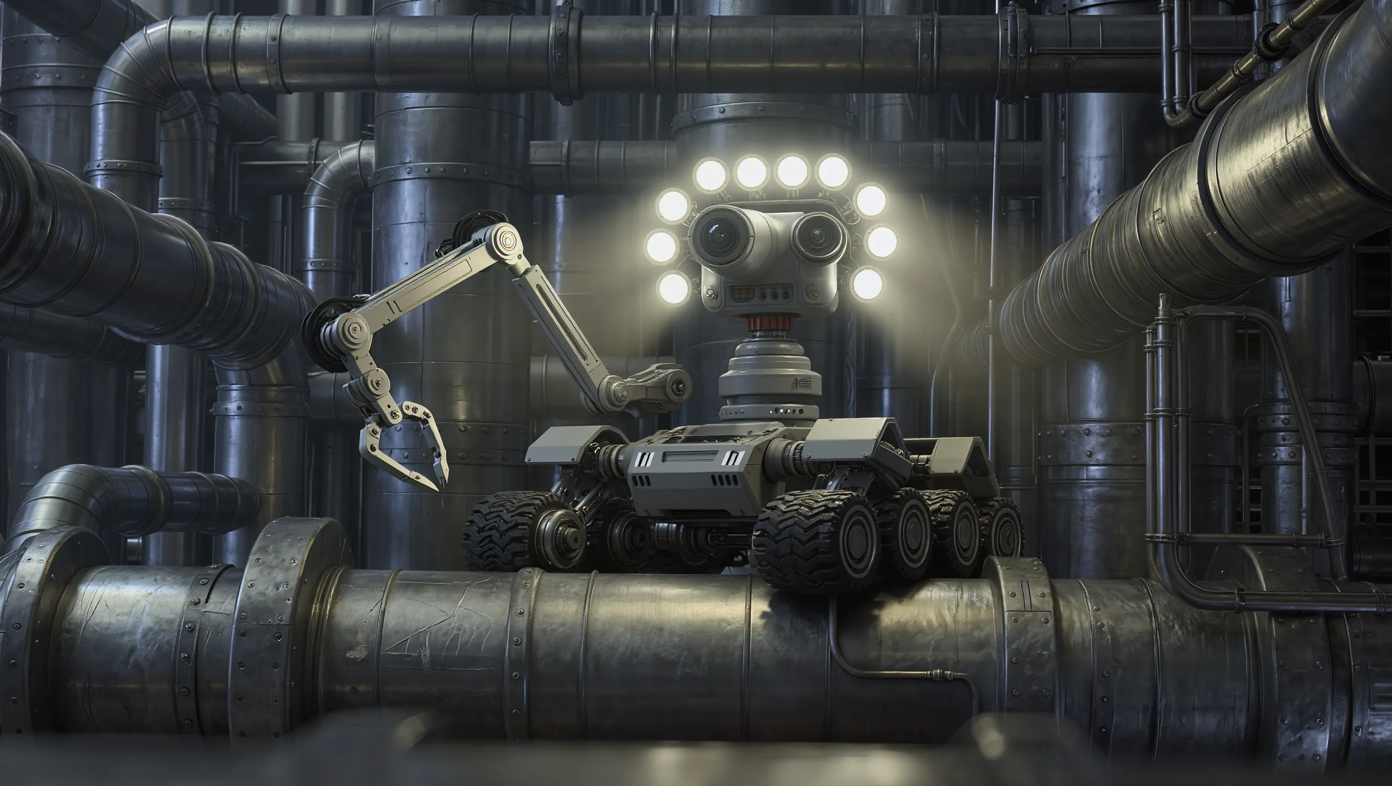 Photo - Kola NPP Engineers Upgrade Inspection Robot for Reactor Maintenance