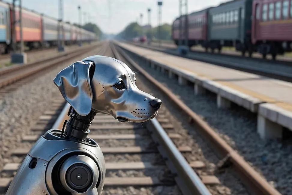 Russia’s Railway Robot Dogs Are Learning to Respond to Voice Commands