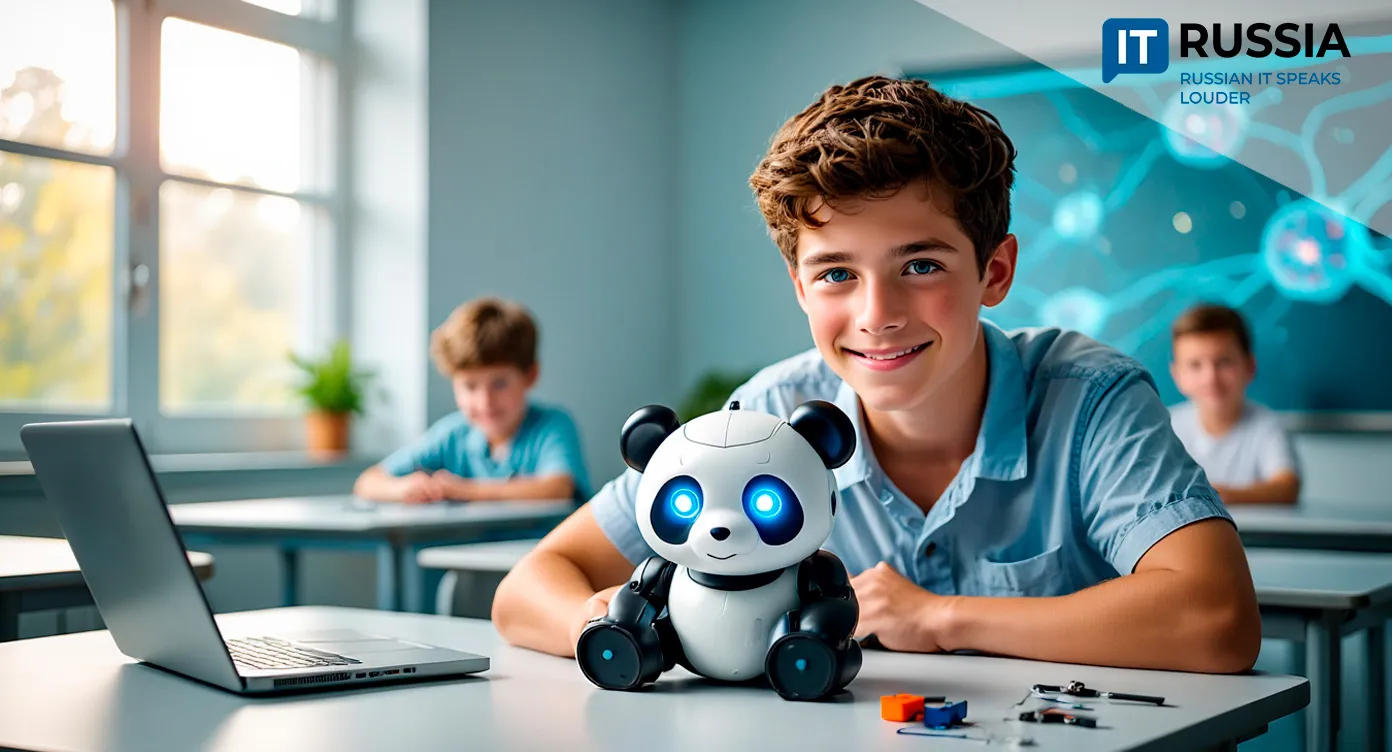 Student’s Robot Panda Uses AI to Teach Sign Language in Russia
