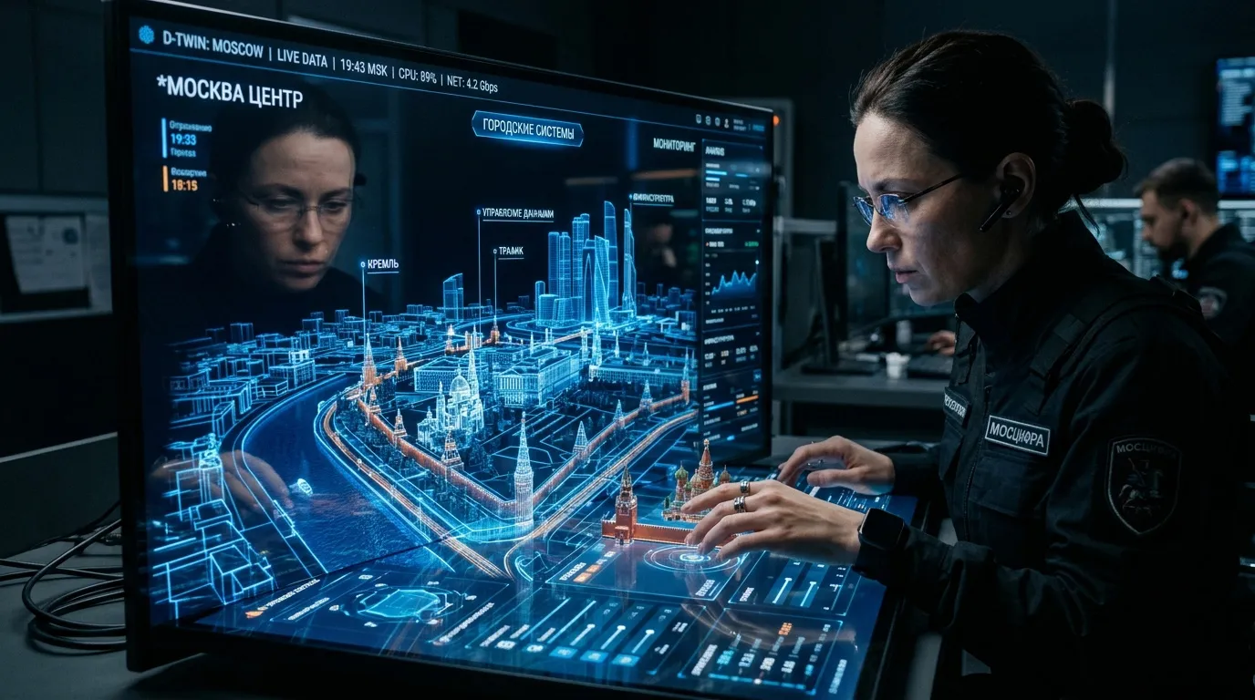 Photo - Digital Twin of Moscow Showcased in India