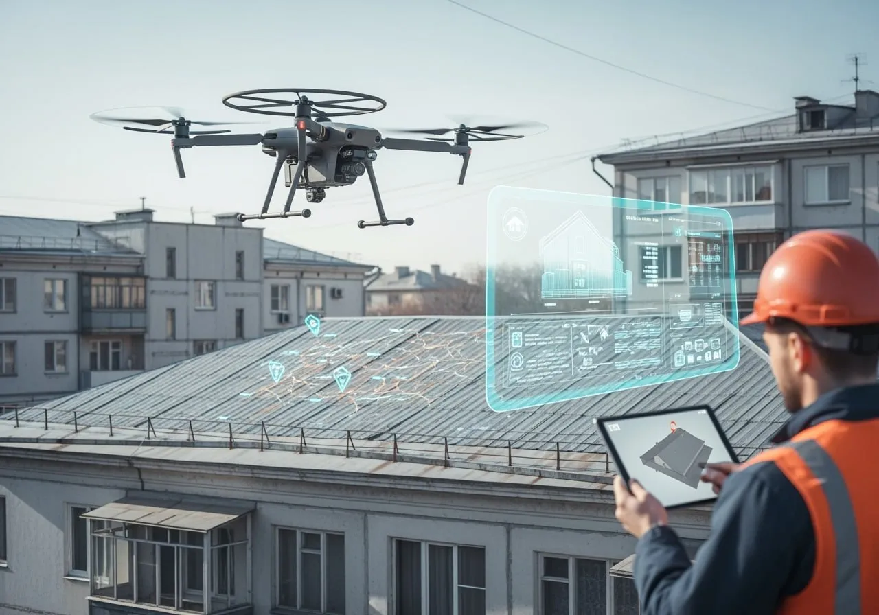 AI Takes to the Rooftops: Sakhalin Leverages Drones for Smarter Infrastructure Repairs