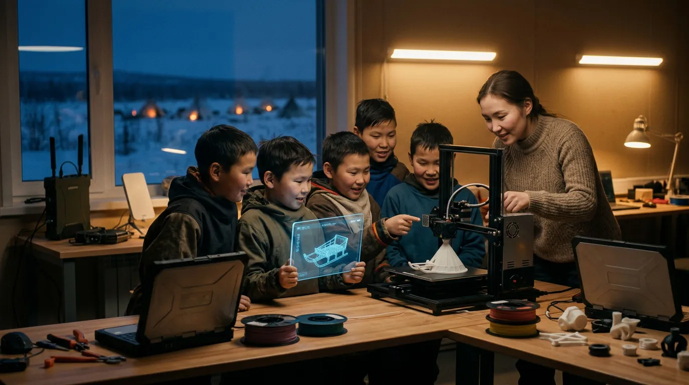 Photo - Hearth for the Digital Chum: Rosneft Launches Education Initiative for Indigenous Communities of the North
