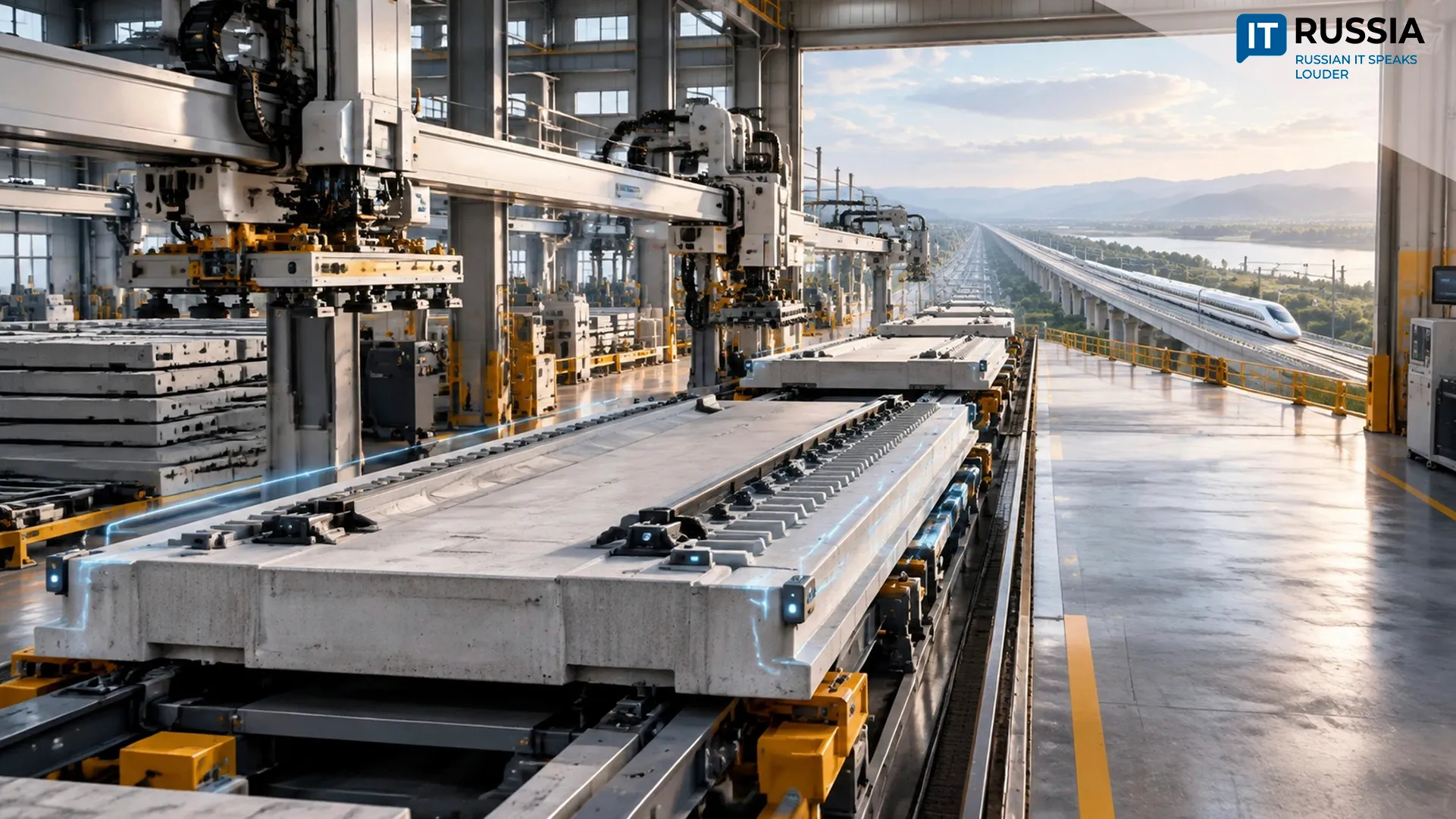 Smart Production of Smart Slabs for High-Speed Rail