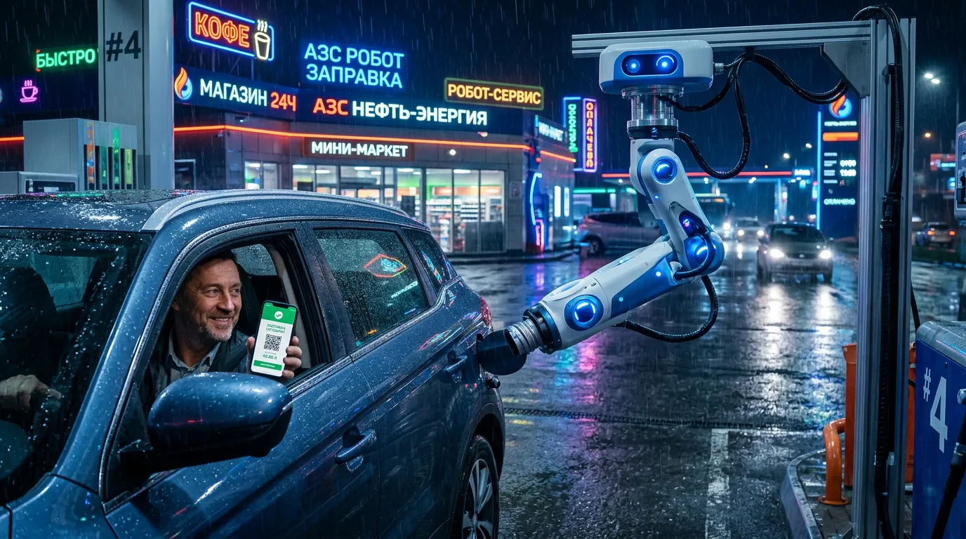 Photo - Robot Pumps Your Gas