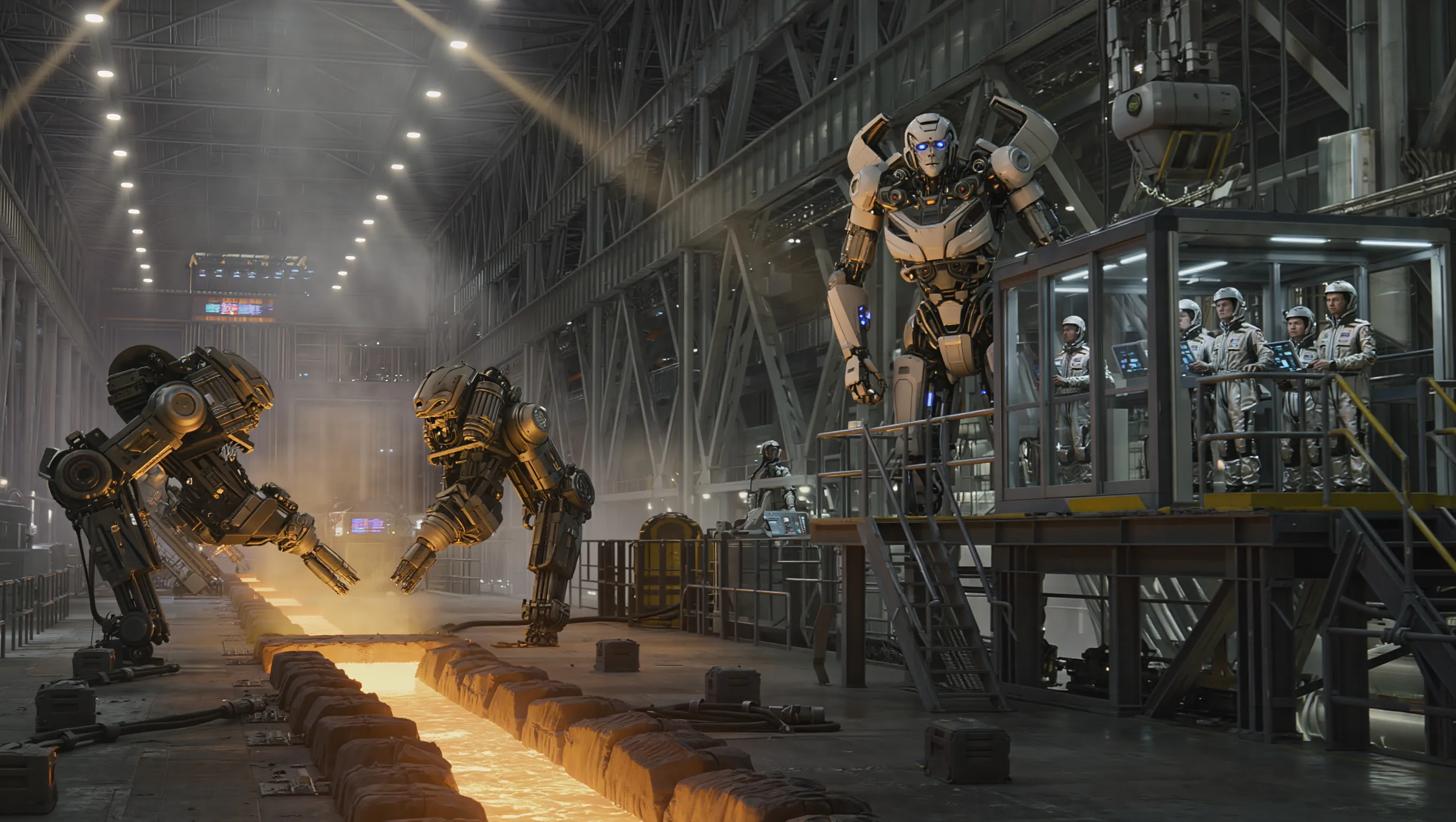 Photo - Robots Move Into Steel Mills’ Hottest Work Zones