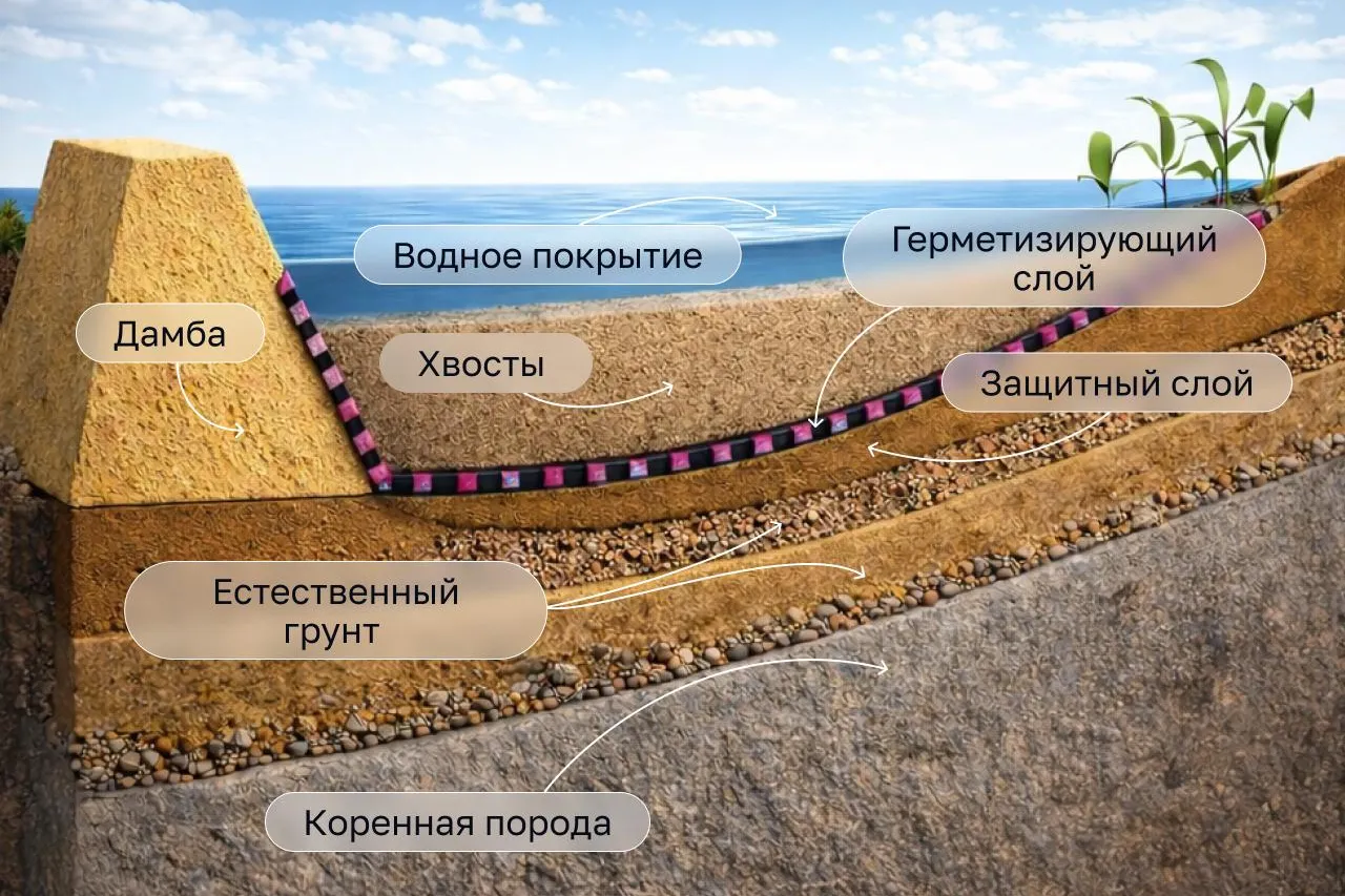 В России внедряют беспилотные катеры и дроны для контроля хвостохранилищ