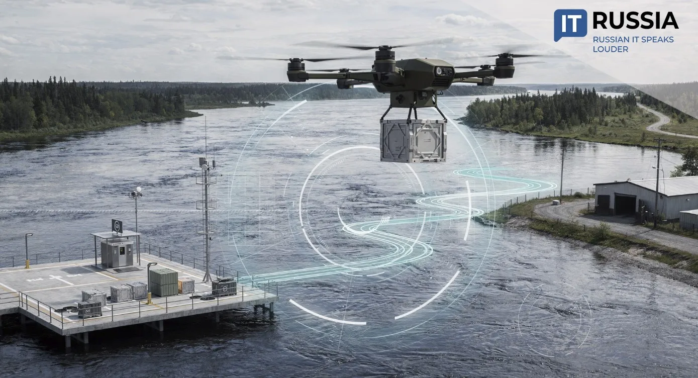 Muravey 24 Drones Deliver Cargo Across the Lena River in 15 Minutes