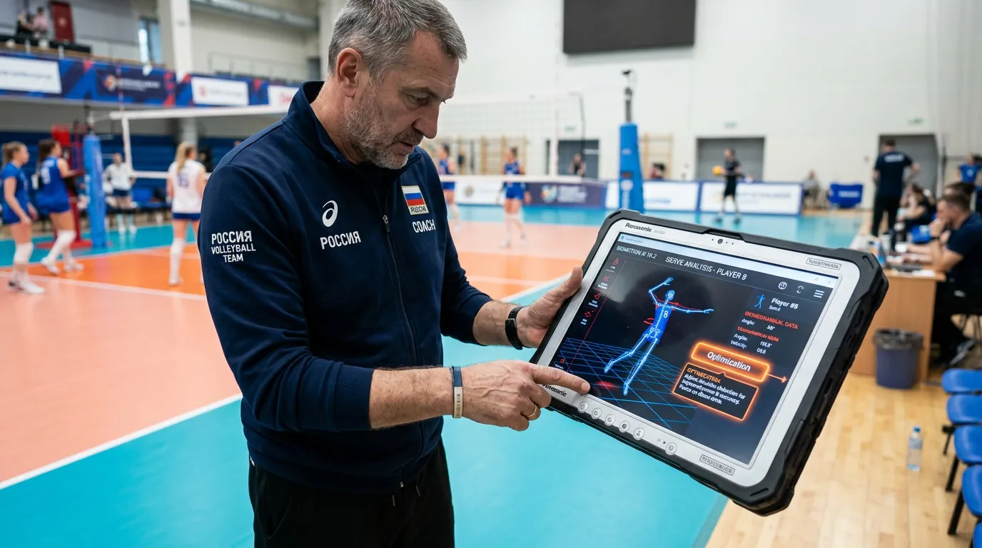 Photo - Omichka Volleyball Club Becomes a Testbed for New IT Solutions