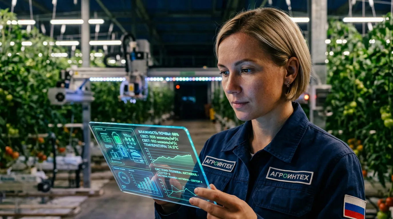 Photo - Siberian Growers Build a Digital Greenhouse