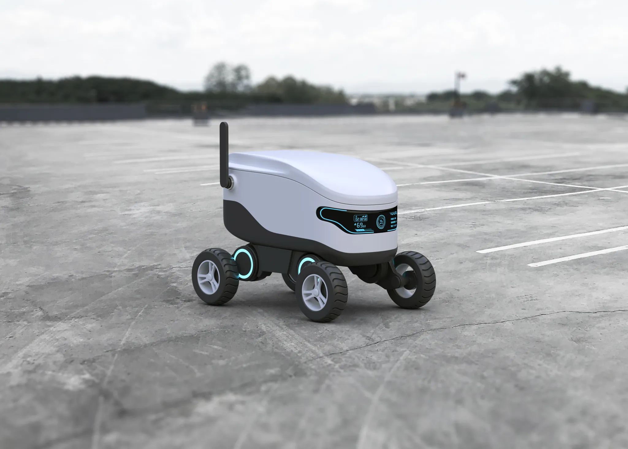 A Russian Startup Shows Off a Fleet of Autonomous Rovers