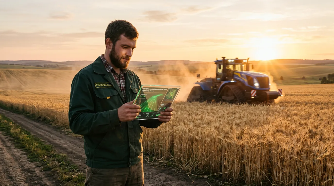 Photo - Driverless Farm Machinery for Vast Fields