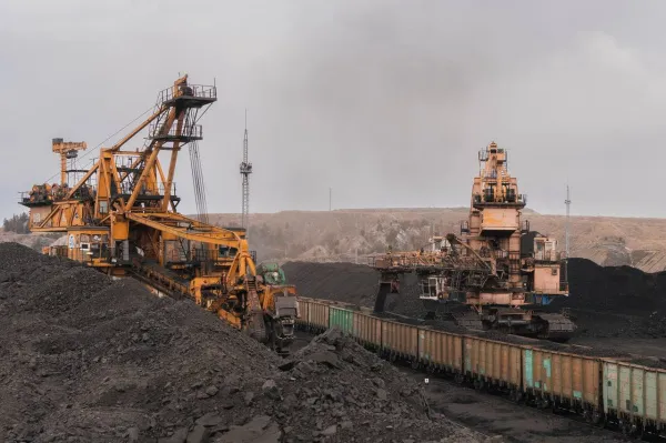 Drone Deployed to Protect Coal Storage Facility From Fires in Irkutsk Region