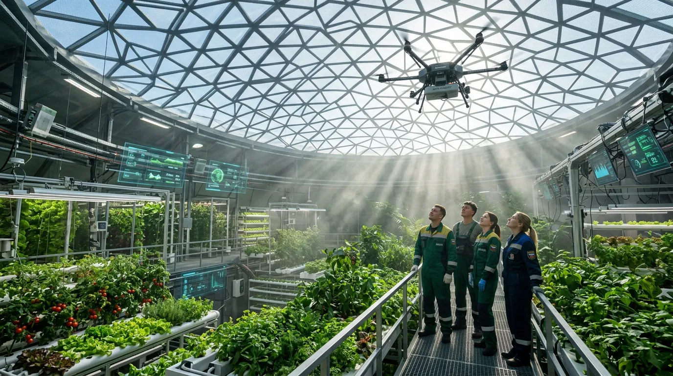 Photo - Летающие опрыскиватели спасут теплицы от жары