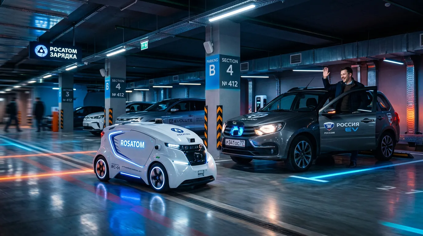 Photo - Russia’s First Mobile EV Charging Robot Hits the Road