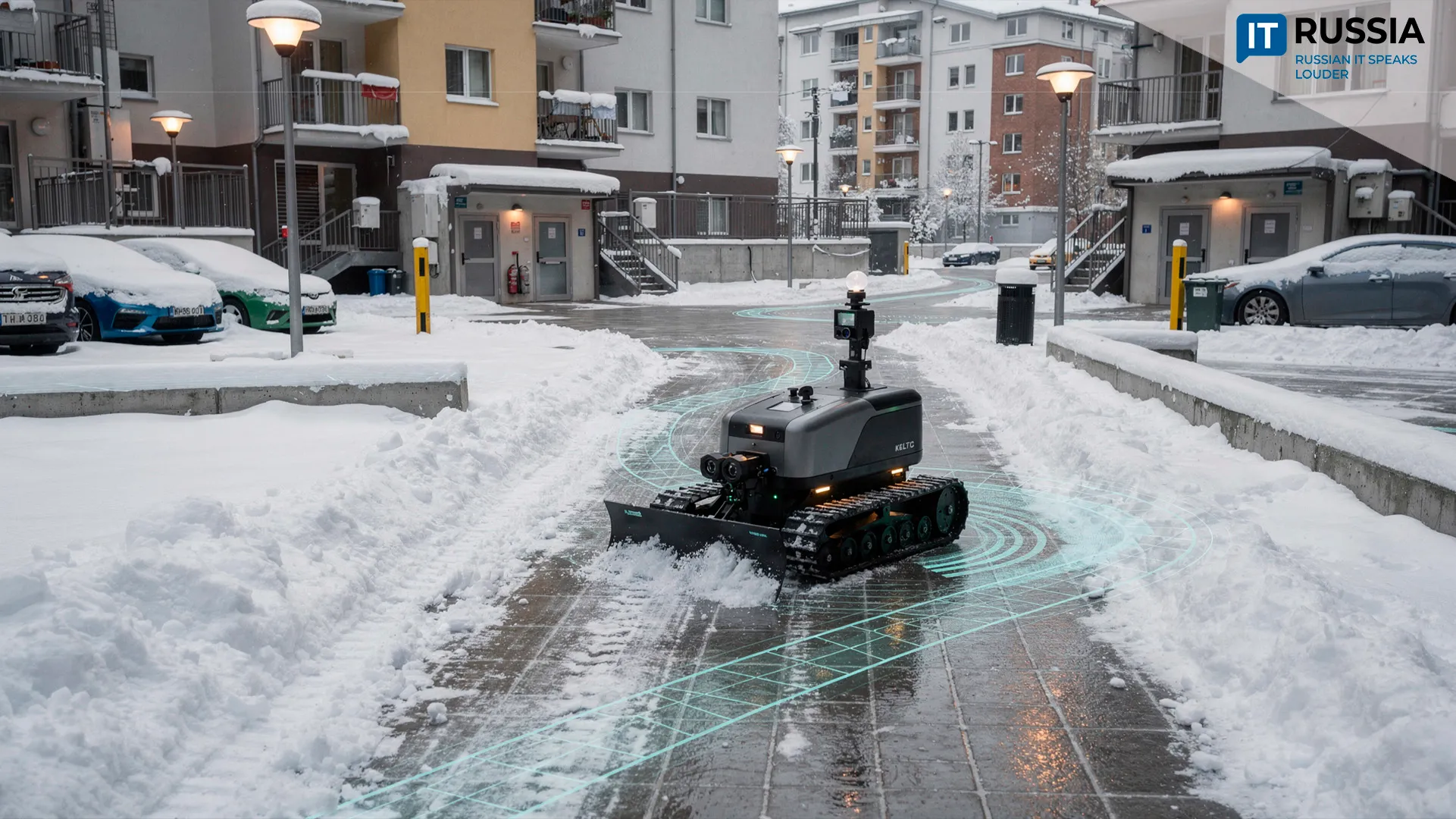 Tyumen Engineers Build Compact Robot Janitor for Urban Snow Removal