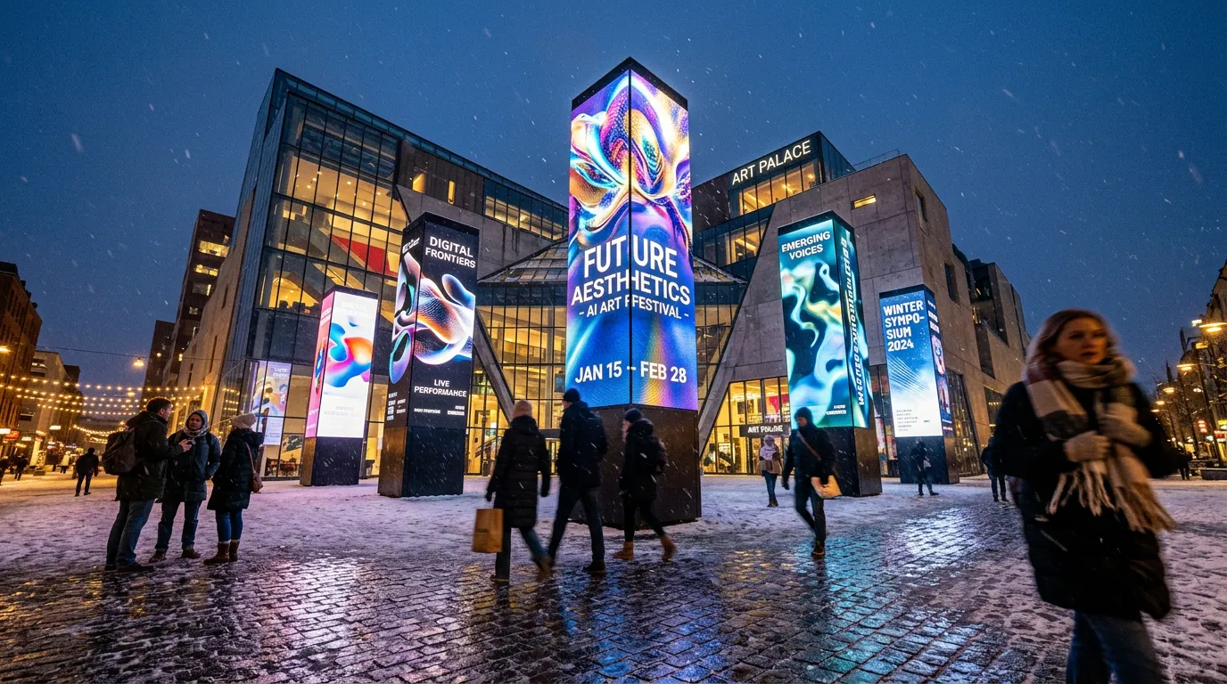 Photo - AI Is Designing the Posters at Nizhnevartovsk's Palace of Arts