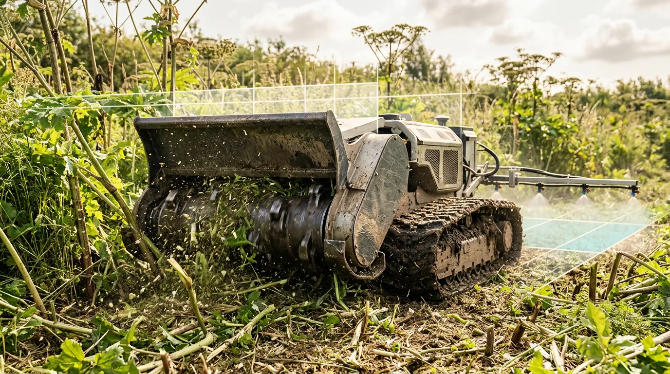 Photo - Saving Fields From Giant Hogweed With a Robot