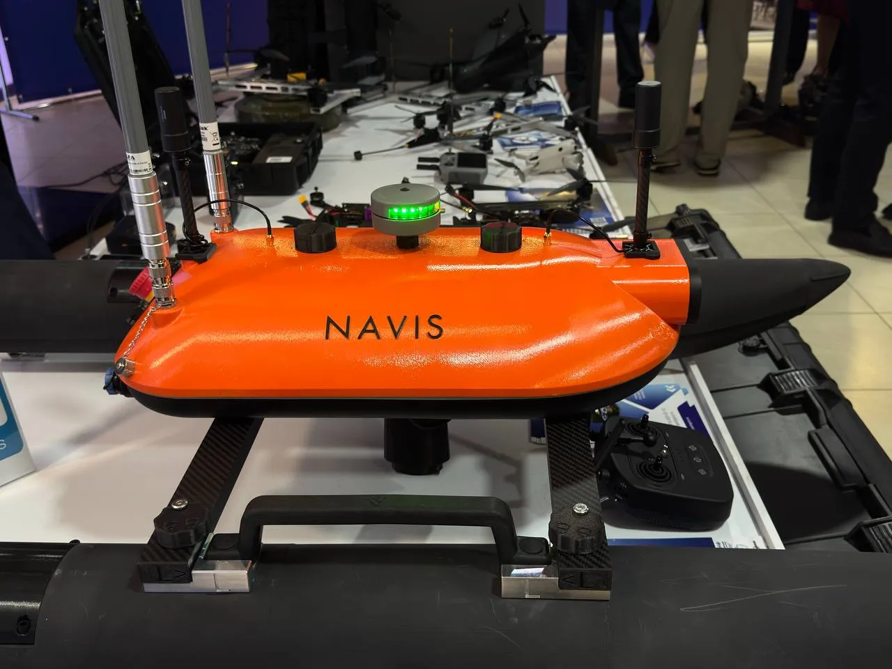 Russia Showcases the NAVIS Unmanned Catamaran at the Caspian Forum