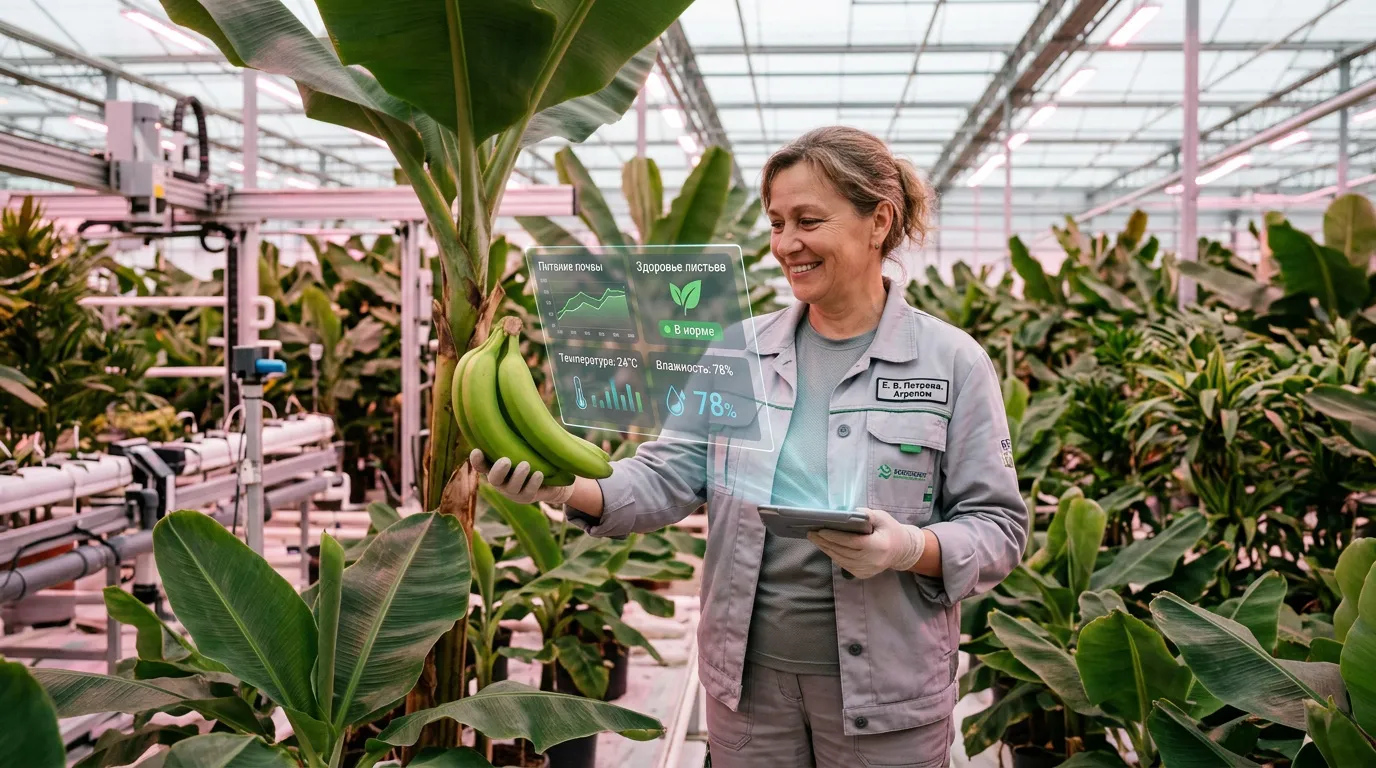 Photo - Bananas Grown in Russian Smart Greenhouses Show Strong Nutritional Results