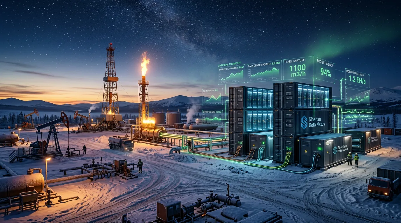 Photo - Из факела попутного газа – в криптовалюту