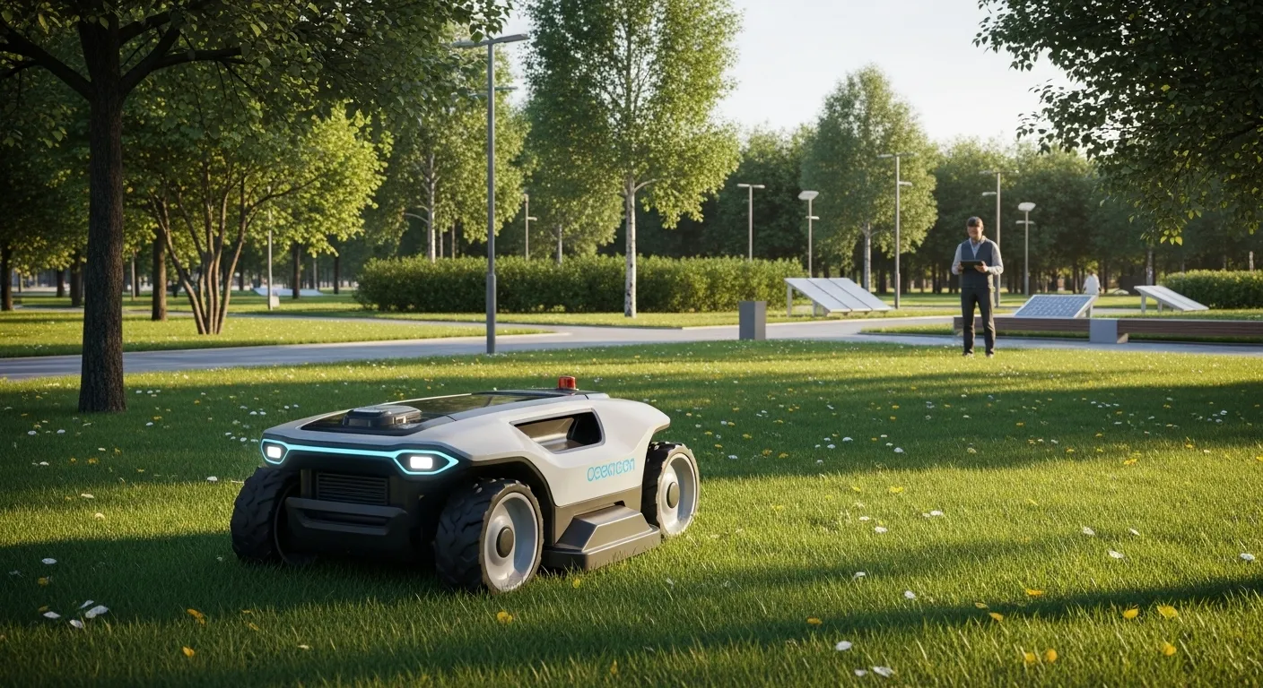 Cyber Lawnmowers in Kirov: Robotics Reach the City Parks