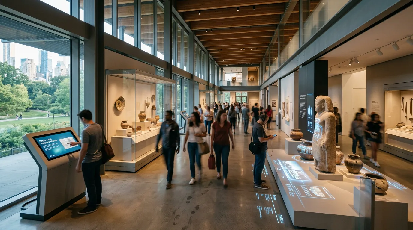 Photo - Interactive Displays Let Visitors Build a Personal Dialogue With Art