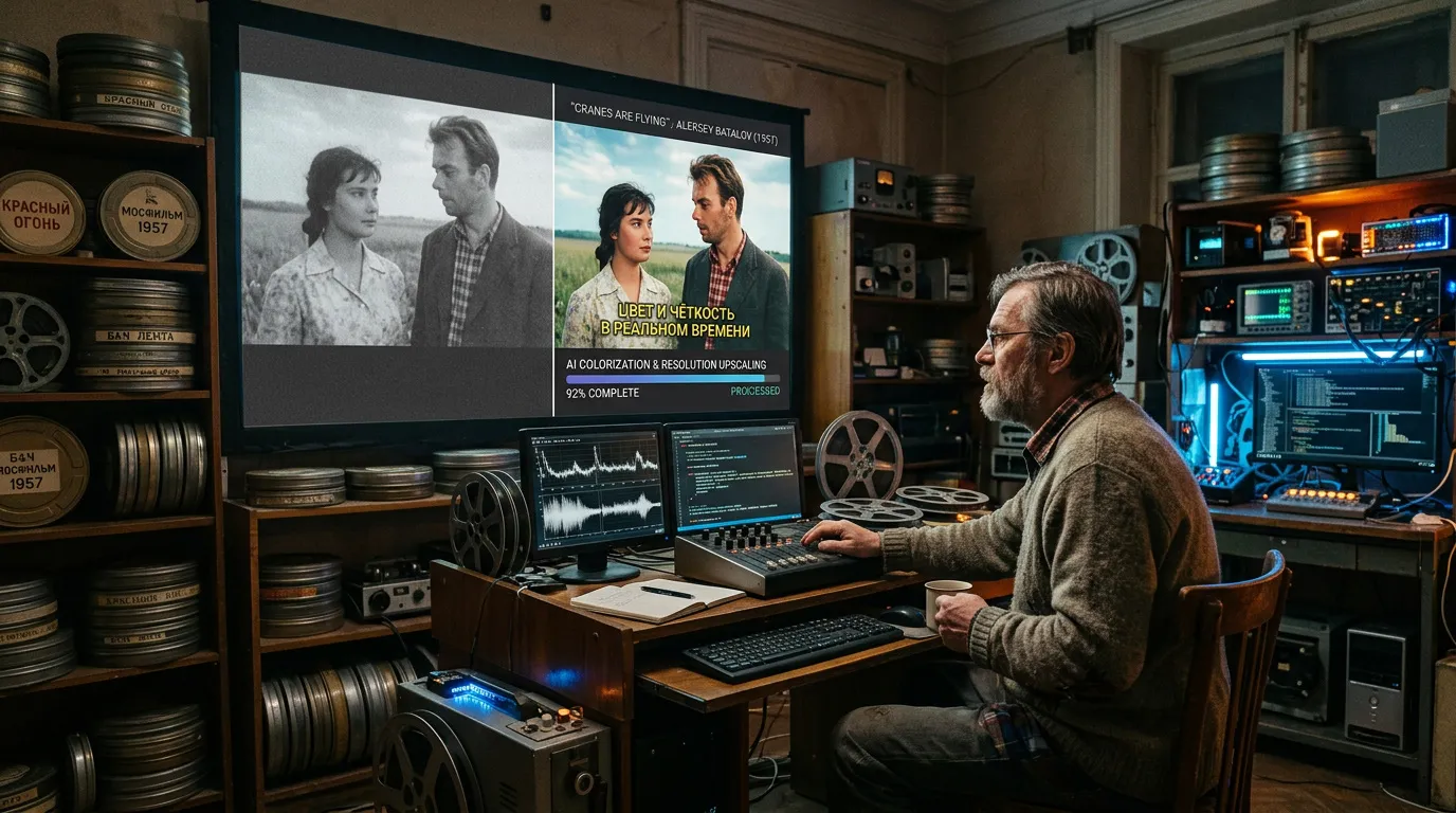 Photo - AI to Restore Classic Films from Russia’s Gosfilmofond Archive