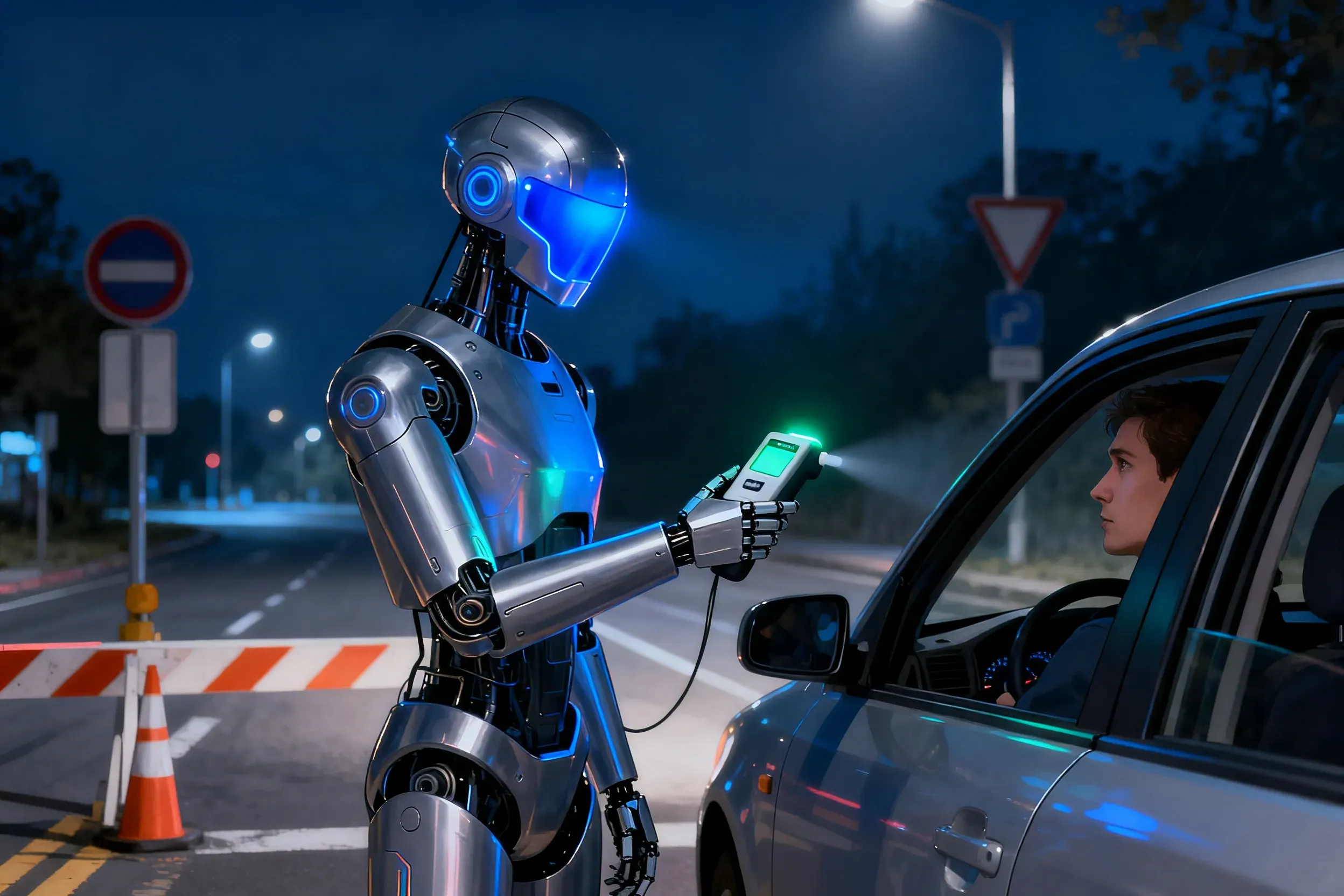 Drivers in Tyumen Are Now Required to Breathe Into a Robot Before Work