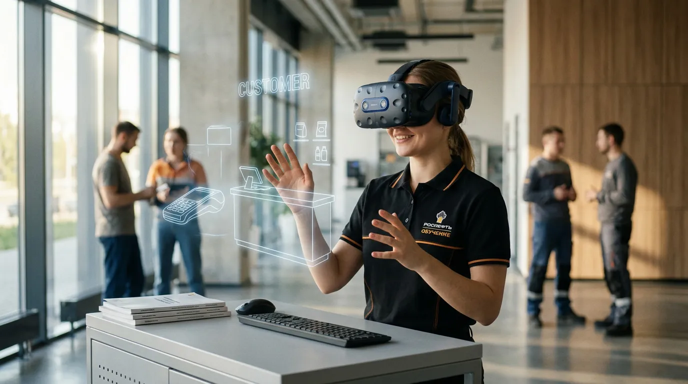 Photo - The Queen of the Gas Station: Gazprom Neft Uses Immersive Technology to Train Gas Station Staff