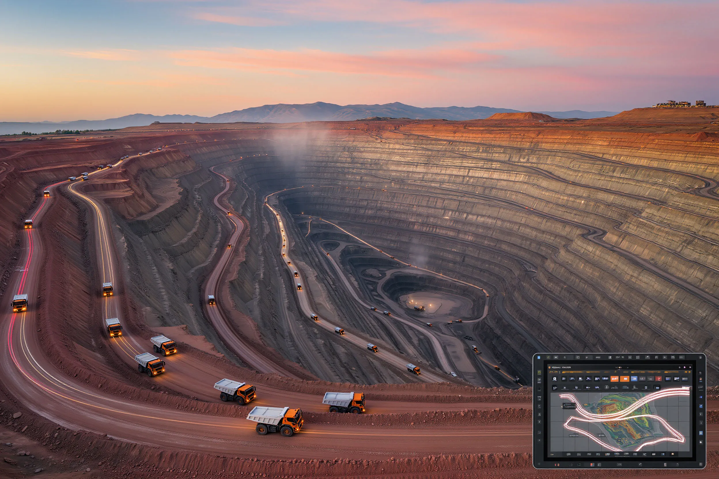 Photo - Company Udokan Med’ (Udokan Copper) Launches Its Own Automated Open-Pit Management System